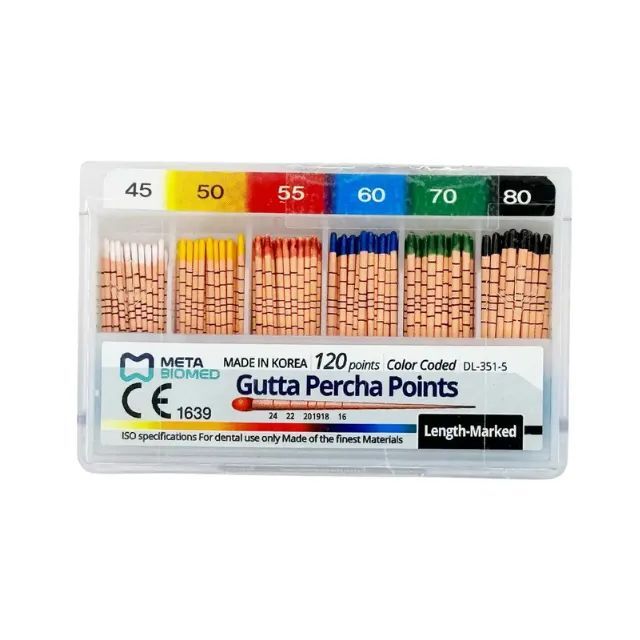 META BİOMED Gutta Percha Points Açısız