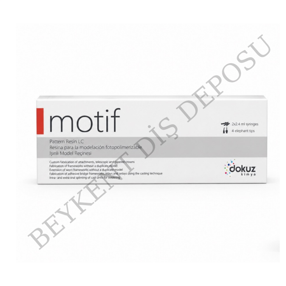 MOTİF Işıkla Sertleşen Pattern Resin  2X2,4 ML