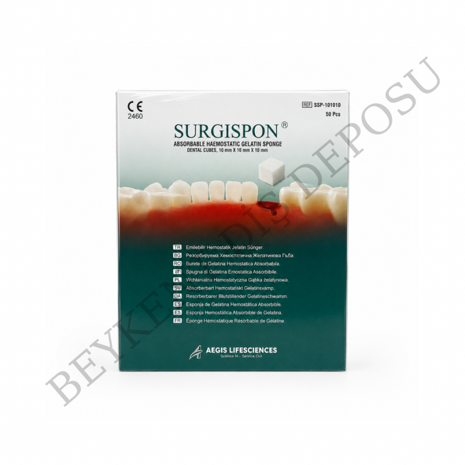 SURGİSPON Kanama Durdurucu Sünger 10x10x10 50'Li
